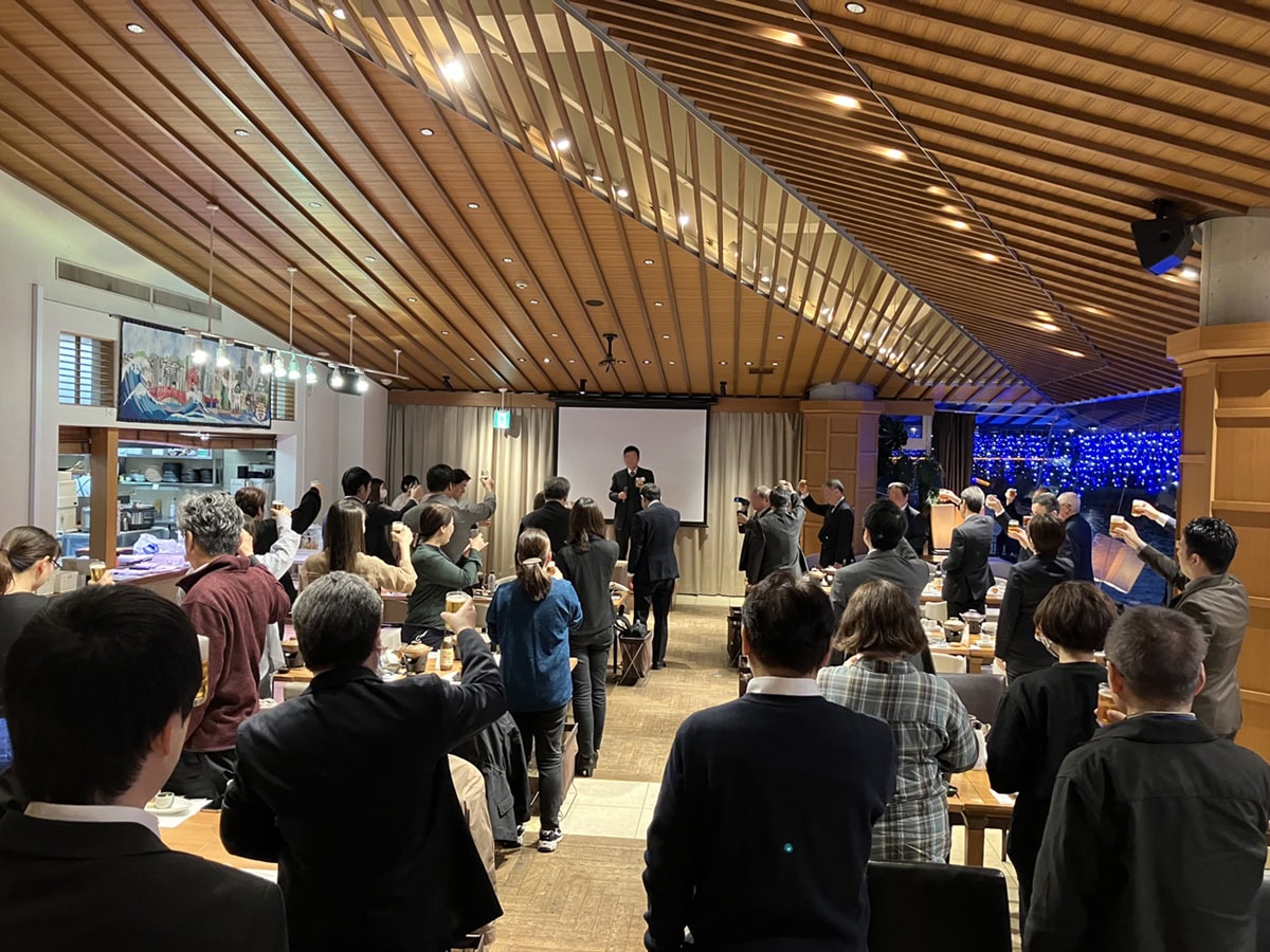 2024春のお食事会の様子。